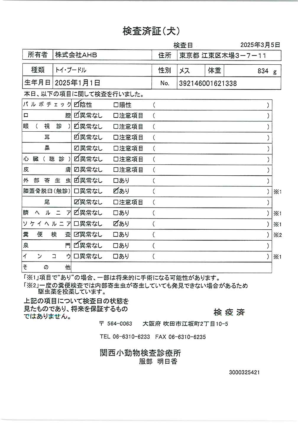 トイ・プードル